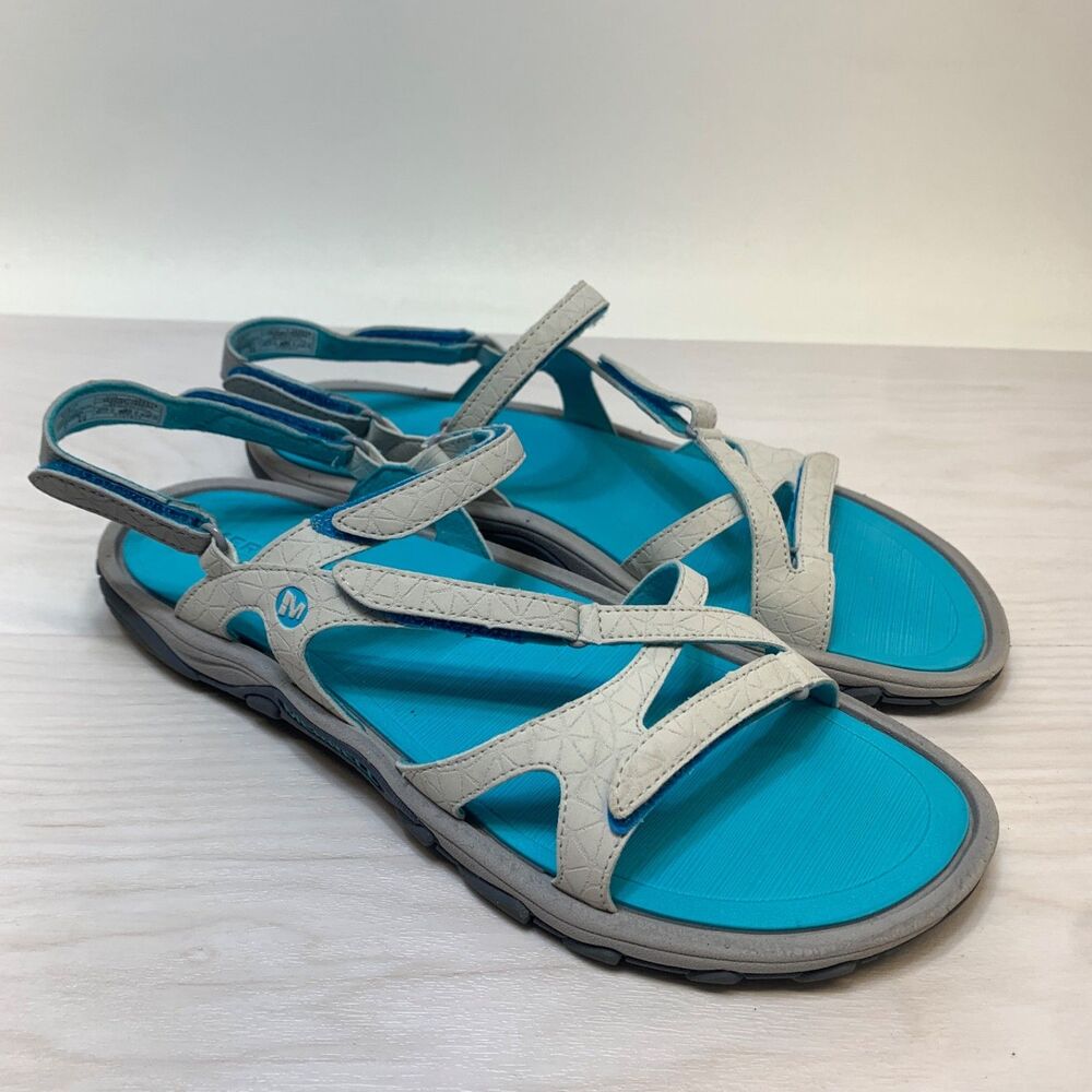 Merrell‎ Womens Size 9 Sandals Enoki Convertible Comfort Sky Blue Sports Sandal